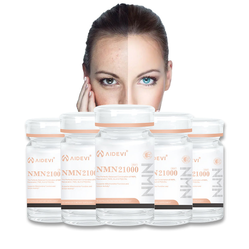 AIDEVI NMN21000 SET OF 5 NMN SUPLLEMENTS 70 CAPSULES PQQ TMG Resveratrol
