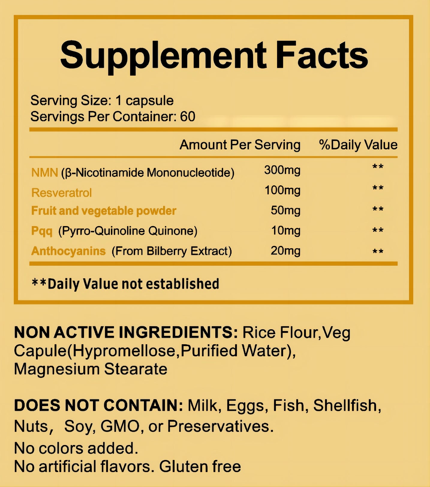 AIDEVI NMN18000 SET OF 5 NMN Supplements Slow Down Ages For Longevity Keep Young
