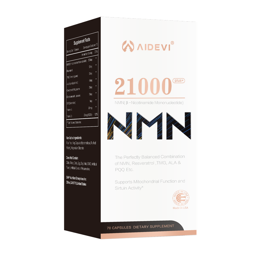 AIDEVI NMN21000 SET OF 5 NMN SUPLLEMENTS 70 CAPSULES PQQ TMG Resveratrol