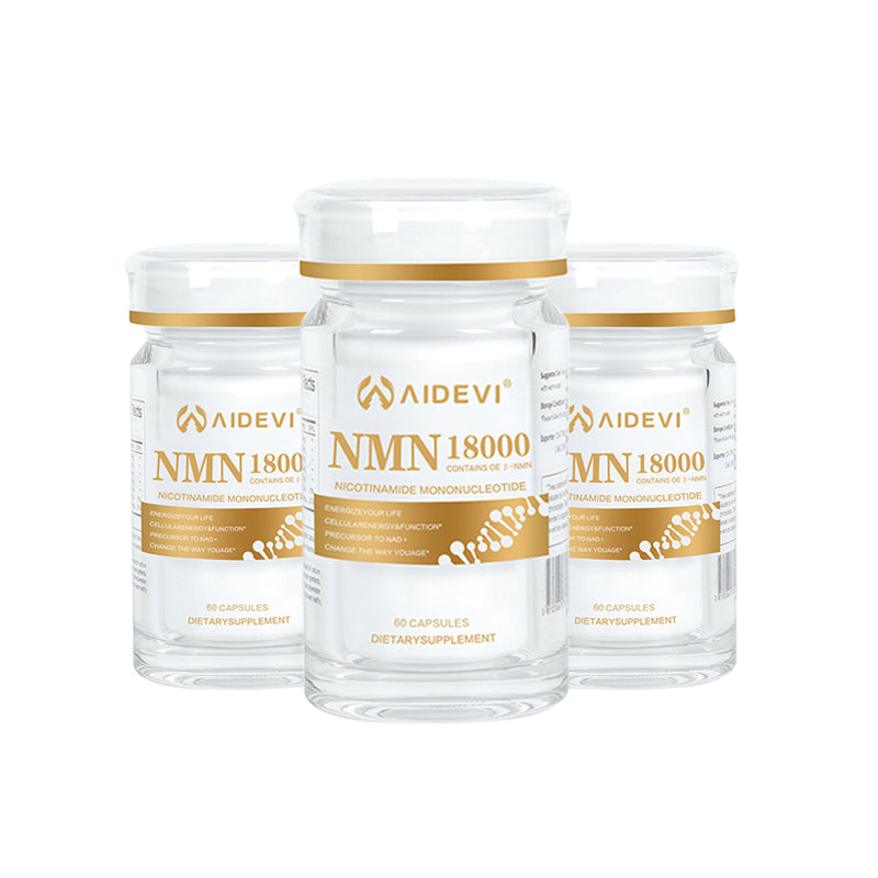 AIDEVI NMN18000 SET OF 3 NMN Resveratrol Pqq Supplements Nicotinamide Mononucleotide