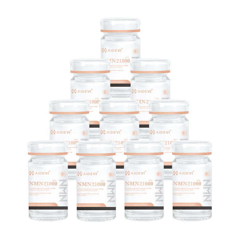 AIDEVI NMN21000 SET OF 10 NMN ANTI-AGEING NAD+SUPPLEMENTS 70 CAPSULES