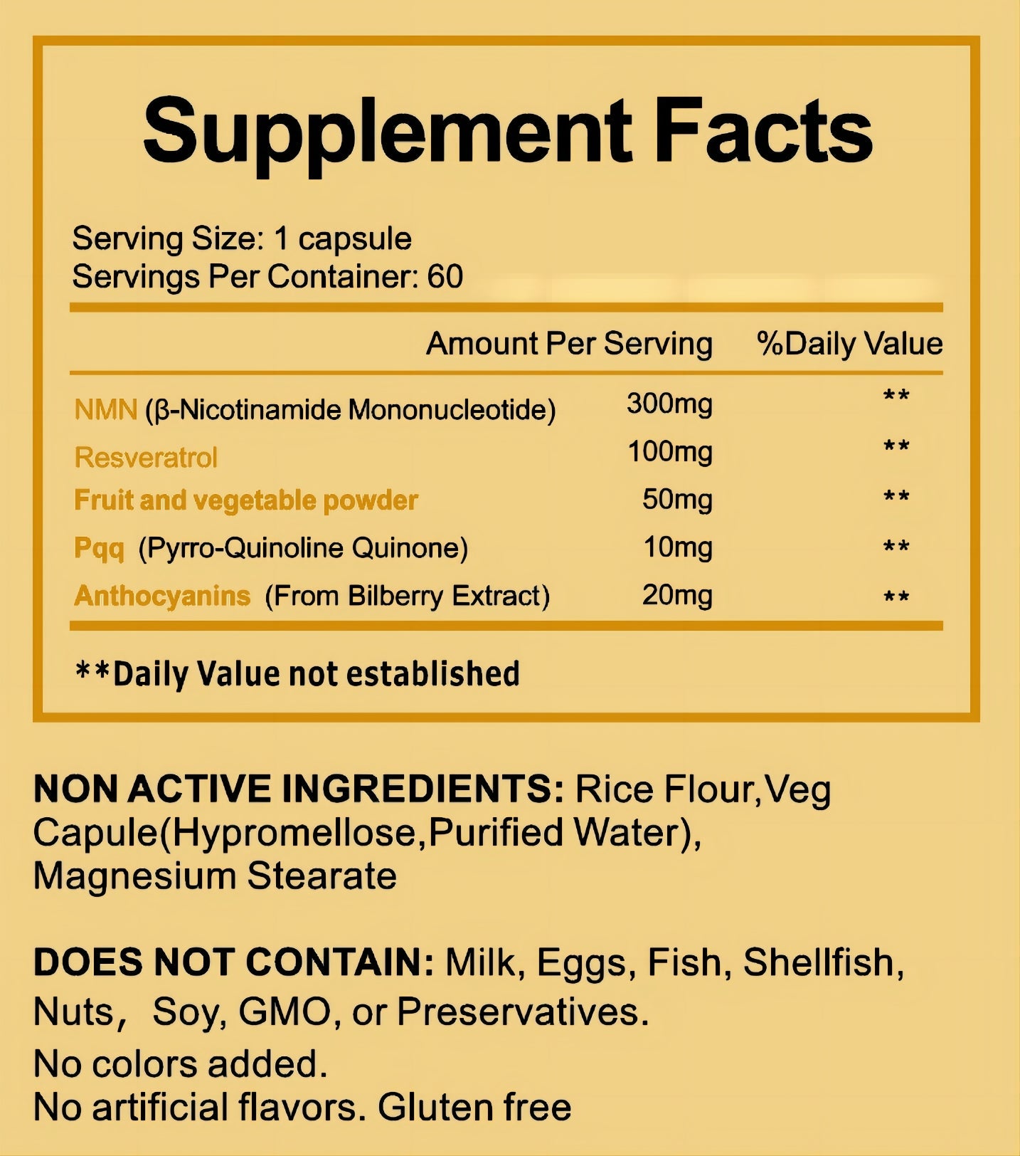 AIDEVI NMN18000 SET OF 10 NMN Supplements Antiaging For Longevity Keep Young Forever