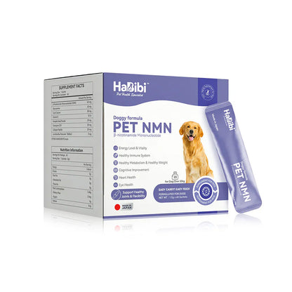 HaBibi® NMN Supplement for Large Dogs – Vitality, Mobility & Healthy Aging Support