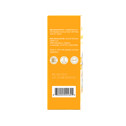 Getop Vitamin B12 Gummies 10 mcg with Folate & Magnesium, Orange Flavor, 60 Gummies