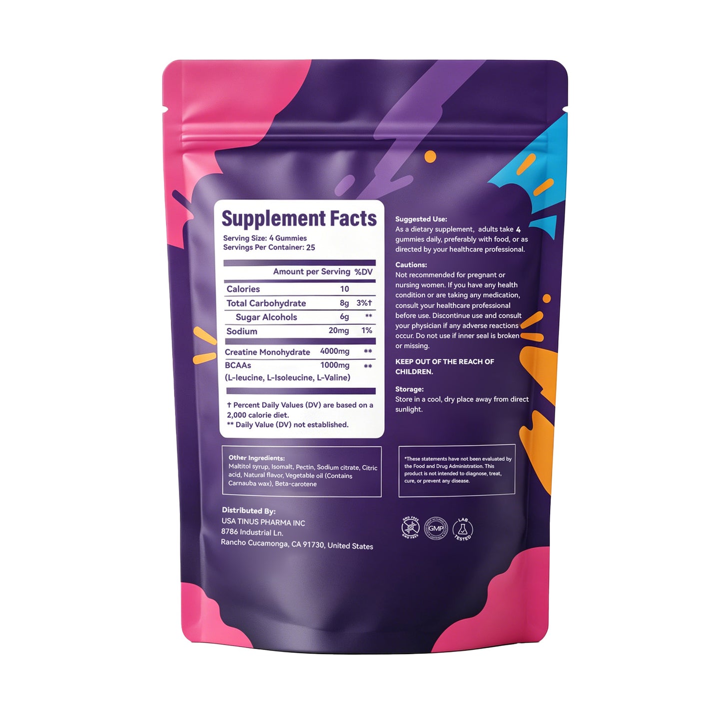 AIDEVI Creatine Monohydrate Gummies