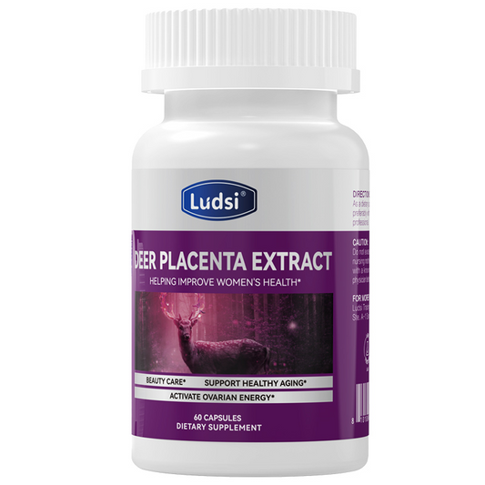Ludsi Deer Placenta Extract Capsules – Support Beauty, Ovarian Health & Anti-Aging