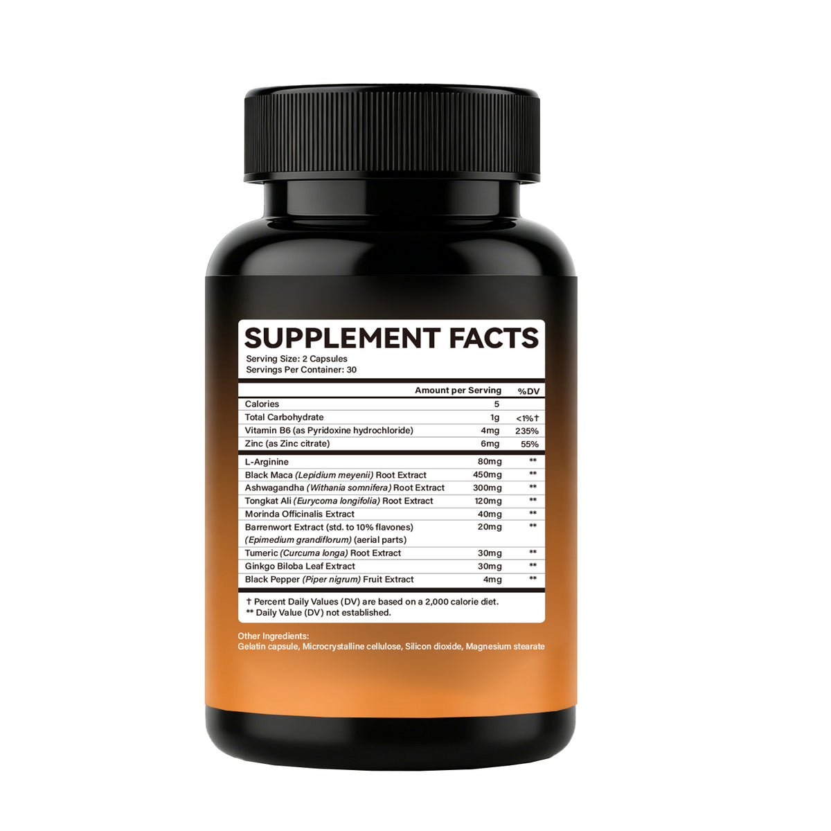 Black Maca + Ashwagandha for Men's Energy, Performance & Vitality