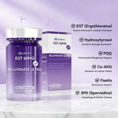 EGT 60mg Rejuvenate Ultra Anti-Aging Supplement