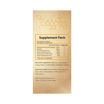 AIDEVI NMN19800 Nicotinamide Mononucleotide NMN Supplements High Content 330mg