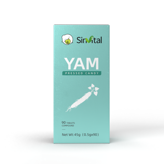 SinVital DHEA Yam & Fructose Tablets | Hormone Balance & Vitality Support – 90 Yam Pressed Candy Tablets
